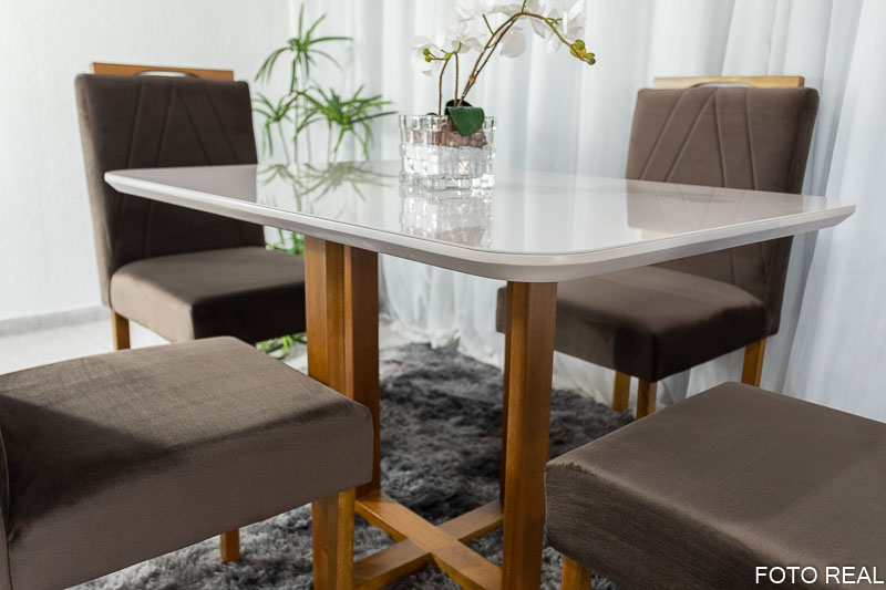 Mesa-de-Jantar-Lisy-Tampo-MDF-e-Vidro-Off-120X80-com-4-Cadeiras-de-Madeira-Safira-Veludo-Marrom-E-41-4